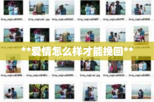 **爱情怎么样才能挽回**
