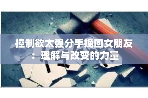 控制欲太强分手挽回女朋友：理解与改变的力量