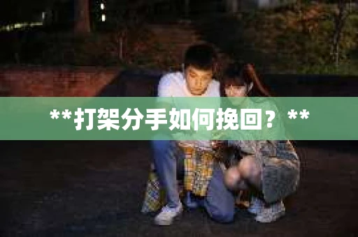 **打架分手如何挽回？**