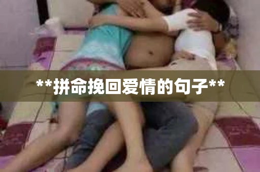 **拼命挽回爱情的句子**