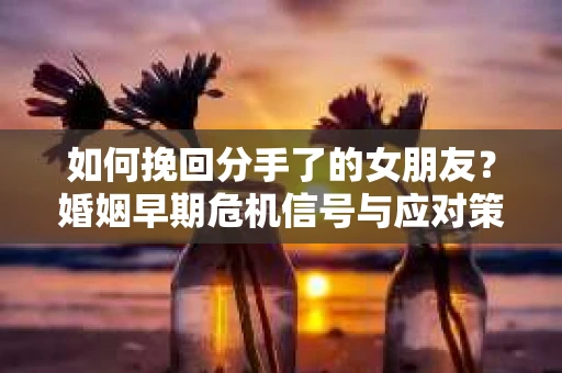 如何挽回分手了的女朋友？婚姻早期危机信号与应对策略