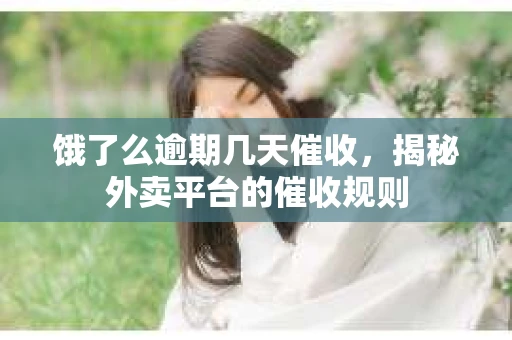 饿了么逾期几天催收，揭秘外卖平台的催收规则