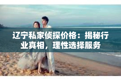 辽宁私家侦探价格：揭秘行业真相，理性选择服务