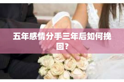 五年感情分手三年后如何挽回？